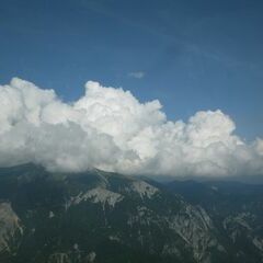 Flugwegposition um 14:08:22: Aufgenommen in der Nähe von Gemeinde Schwarzau im Gebirge, Österreich in 2080 Meter